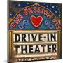 Drive In Theater-Janet Kruskamp-Mounted Art Print