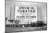 Drive-In Theatre, Los Angeles, California-null-Mounted Art Print