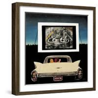 Drive In-Kc Haxton-Framed Art Print