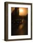 Drive, National Highway, Cars, Morning-Mood, Sunrise-Rainer Mirau-Framed Photographic Print