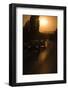 Drive, National Highway, Cars, Morning-Mood, Sunrise-Rainer Mirau-Framed Photographic Print