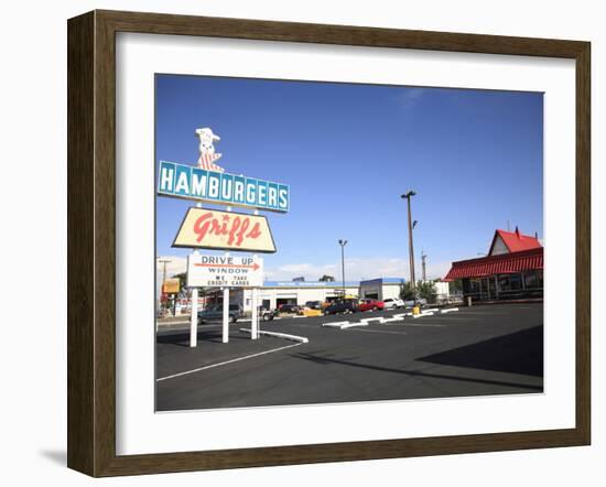 Drive Thru, Route 66, Albuquerque, New Mexico, United States of America, North America-Wendy Connett-Framed Photographic Print