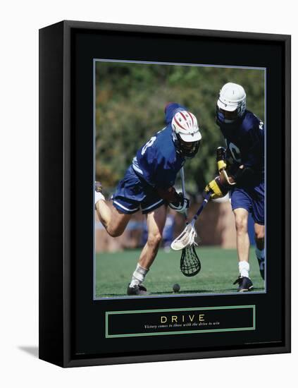 Drive-null-Framed Stretched Canvas