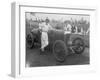 Driver and No.4 Racecar, Tacoma Speedway, Circa 1919-Marvin Boland-Framed Giclee Print