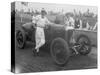 Driver and No.4 Racecar, Tacoma Speedway, Circa 1919-Marvin Boland-Stretched Canvas