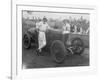 Driver and No.4 Racecar, Tacoma Speedway, Circa 1919-Marvin Boland-Framed Giclee Print