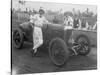 Driver and No.4 Racecar, Tacoma Speedway, Circa 1919-Marvin Boland-Stretched Canvas