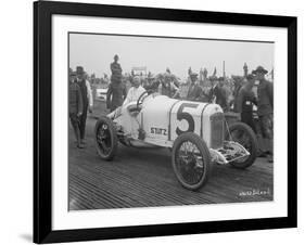 Driver and No.5 Racecar, Tacoma Speedway, Circa 1919-Marvin Boland-Framed Giclee Print