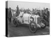 Driver and No.5 Racecar, Tacoma Speedway, Circa 1919-Marvin Boland-Stretched Canvas