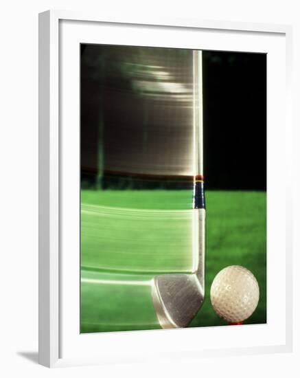 Driver, Ball and Tee-null-Framed Photographic Print