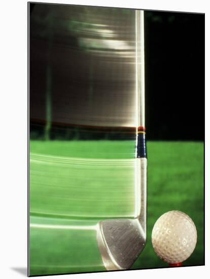 Driver, Ball and Tee-null-Mounted Photographic Print