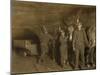 Drivers and Mules with Young Laborers in a West Virginia Coal Mine. October 1908-null-Mounted Photo