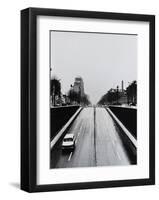 Driving by Clignancourt-Manabu Nishimori-Framed Art Print