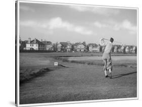 Driving from the 16th Hole on Wanstead Golf Course Essex-null-Stretched Canvas