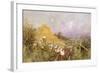 Driving Geese, Early Evening, 1907-Thomas James Lloyd-Framed Giclee Print