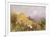 Driving Geese, Early Evening, 1907-Thomas James Lloyd-Framed Giclee Print