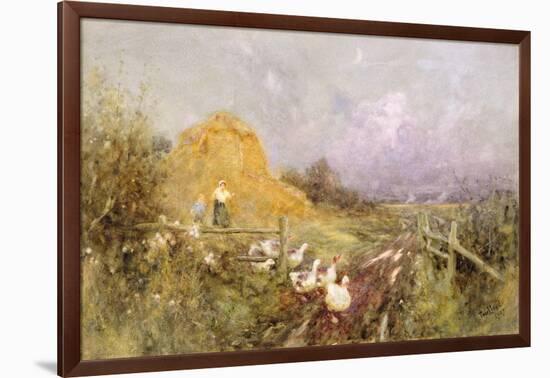 Driving Geese, Early Evening, 1907-Thomas James Lloyd-Framed Giclee Print