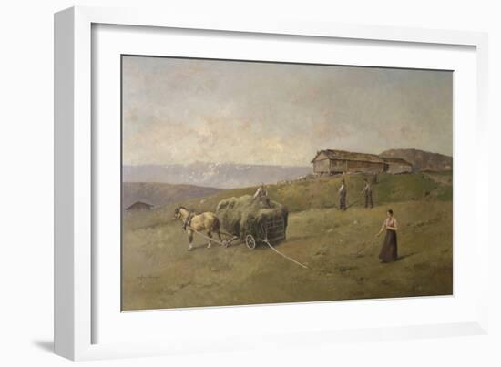 Driving Hay-Peder Severin Kroyer-Framed Giclee Print