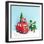 Driving Home For Christmas, 2016-Isobel Barber-Framed Giclee Print