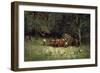 Driving Home the Cows, 1881-Edward Mitchell Bannister-Framed Giclee Print