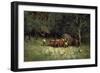 Driving Home the Cows, 1881-Edward Mitchell Bannister-Framed Giclee Print