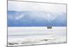 Driving on the Lake, Maloe More (Little Sea), Frozen Lake During Winter, Olkhon Island, Lake Baikal-Bruno Morandi-Mounted Photographic Print