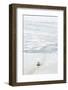 Driving on the Lake, Maloe More (Little Sea), Frozen Lake During Winter, Olkhon Island, Lake Baikal-Bruno Morandi-Framed Photographic Print