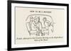 Driving on the Right Hand Side-William Heath Robinson-Framed Art Print