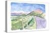 Driving Ring of Beara with Amazing Coastline and Mountains-M. Bleichner-Stretched Canvas