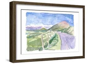 Driving Ring of Beara with Amazing Coastline and Mountains-M. Bleichner-Framed Art Print
