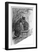 Driving the Bees-null-Framed Art Print