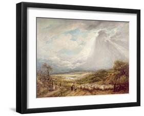 Driving the Flock, 1877-John Linnell-Framed Giclee Print