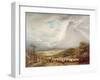 Driving the Flock, 1877-John Linnell-Framed Giclee Print