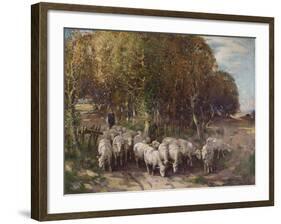 Driving the Flock-George Smith-Framed Giclee Print