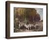 Driving the Flock-George Smith-Framed Giclee Print