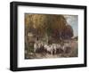 Driving the Flock-George Smith-Framed Giclee Print