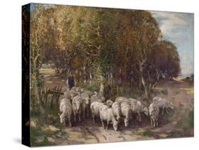 Driving the Flock-George Smith-Stretched Canvas