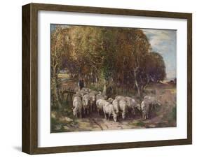 Driving the Flock-George Smith-Framed Giclee Print