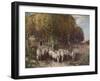 Driving the Flock-George Smith-Framed Giclee Print