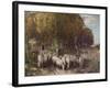 Driving the Flock-George Smith-Framed Giclee Print