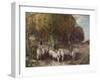 Driving the Flock-George Smith-Framed Giclee Print