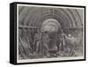 Driving the Tunnels of the London and Southwark Sub-Railway under the Thames-null-Framed Stretched Canvas