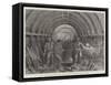 Driving the Tunnels of the London and Southwark Sub-Railway under the Thames-null-Framed Stretched Canvas