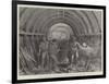 Driving the Tunnels of the London and Southwark Sub-Railway under the Thames-null-Framed Giclee Print