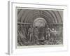 Driving the Tunnels of the London and Southwark Sub-Railway under the Thames-null-Framed Giclee Print