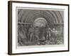 Driving the Tunnels of the London and Southwark Sub-Railway under the Thames-null-Framed Giclee Print