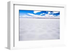 Driving Through Uyuni Salt Flats (Salar De Uyuni), Uyuni, Bolivia, South America-Matthew Williams-Ellis-Framed Photographic Print