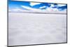 Driving Through Uyuni Salt Flats (Salar De Uyuni), Uyuni, Bolivia, South America-Matthew Williams-Ellis-Mounted Photographic Print