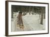 Driving Timber, 1887-Fritz Thaulow-Framed Giclee Print