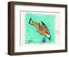 Droit de la Mer-Jacques-Yves Cousteau-Framed Collectable Print